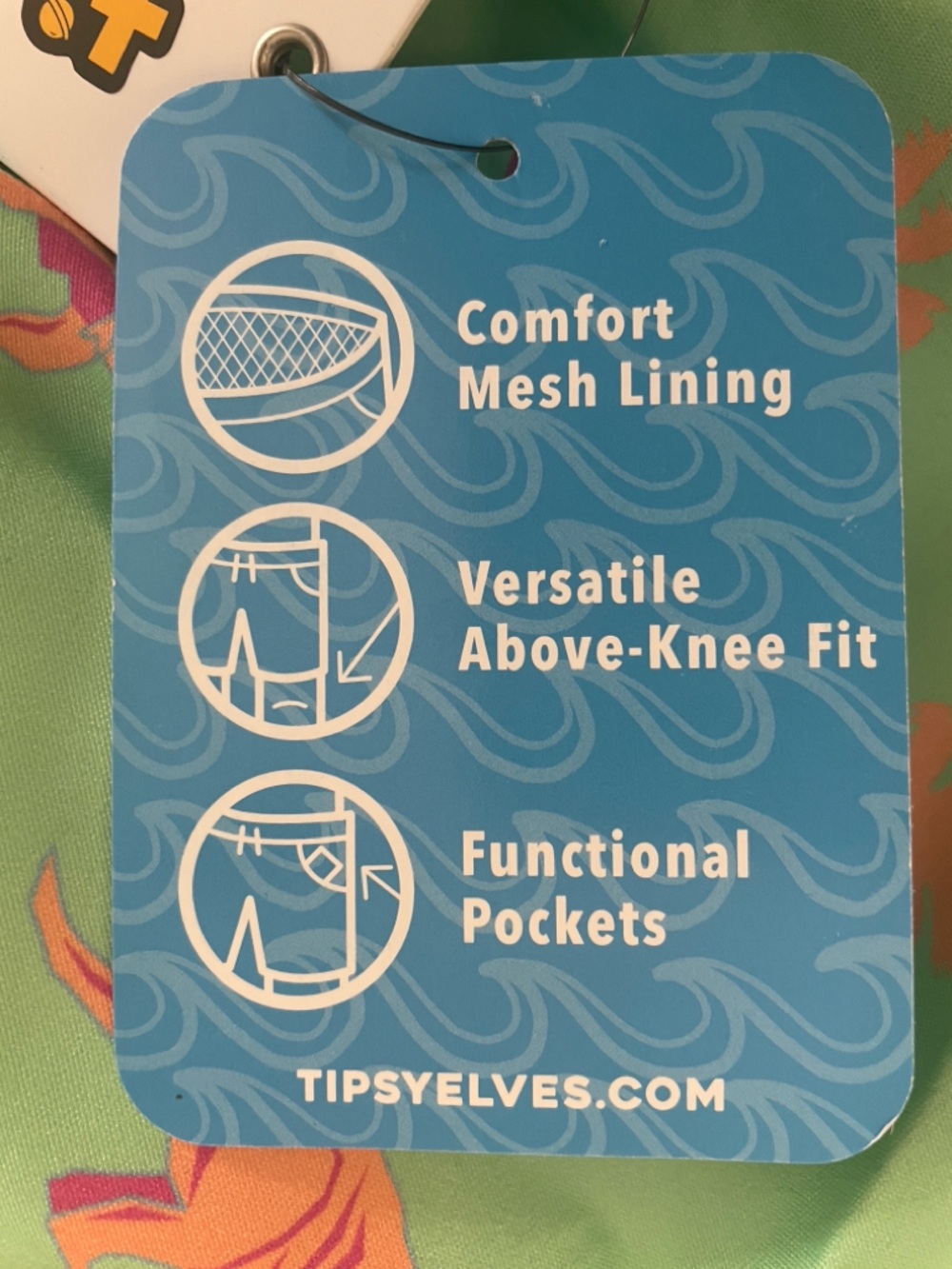 Tipsy Elves Dinosaur Desert Swim Trunks | 7" Inseam | Size L | NEW fun print - Picture 9 of 10